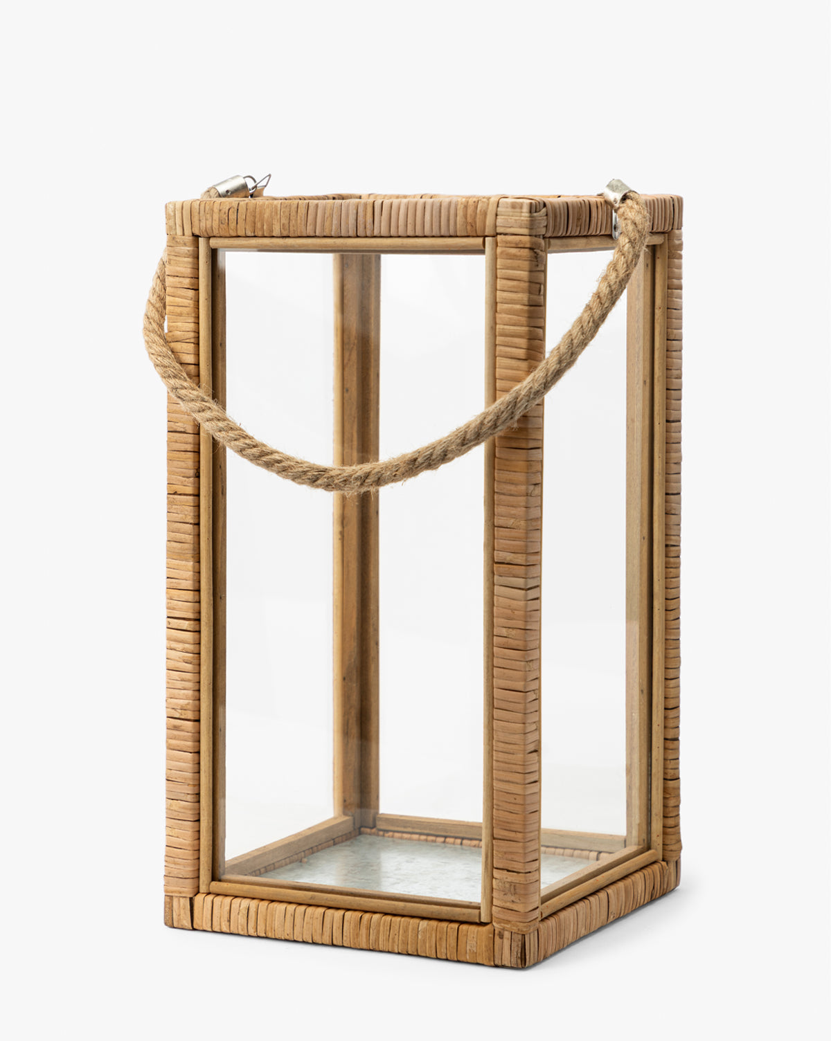 McGee & Co - Rattan & Glass Lantern