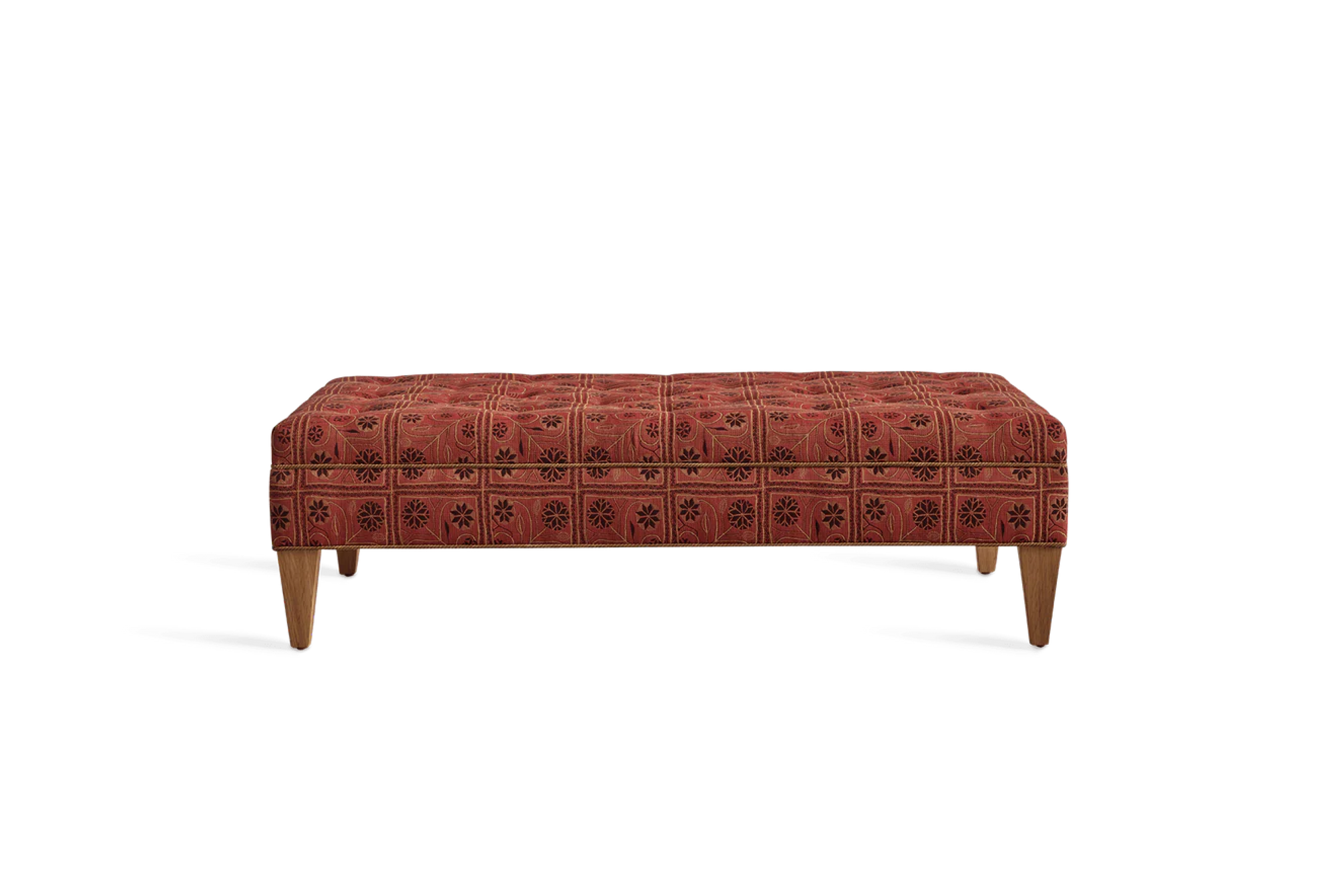 Nicky Kehoe - Rectangular Tufted Ottoman