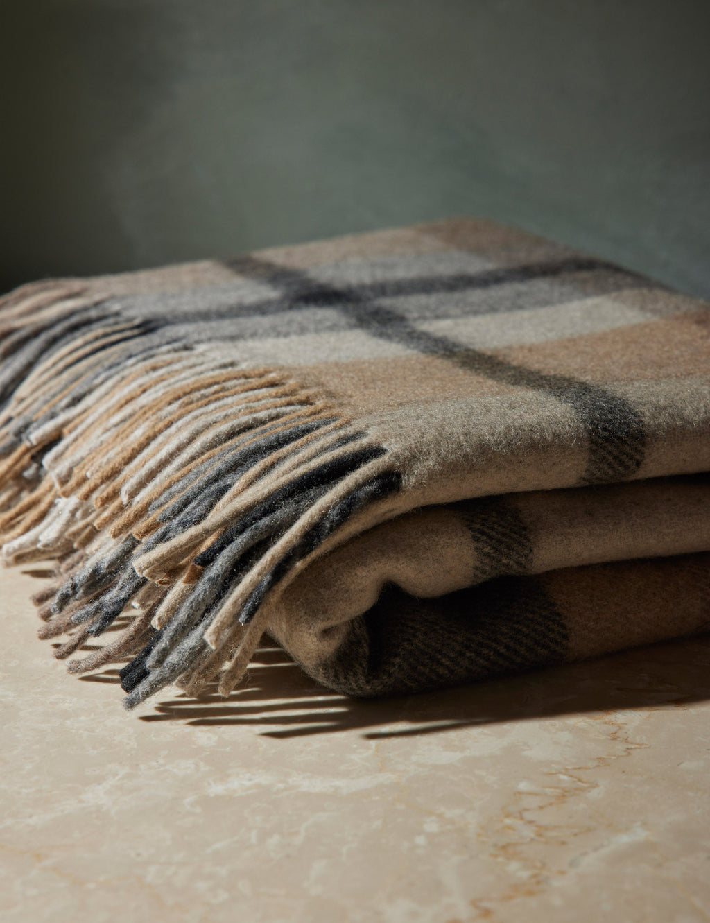 Lulu and Georgia - Recycled Wool Throw by TBCo