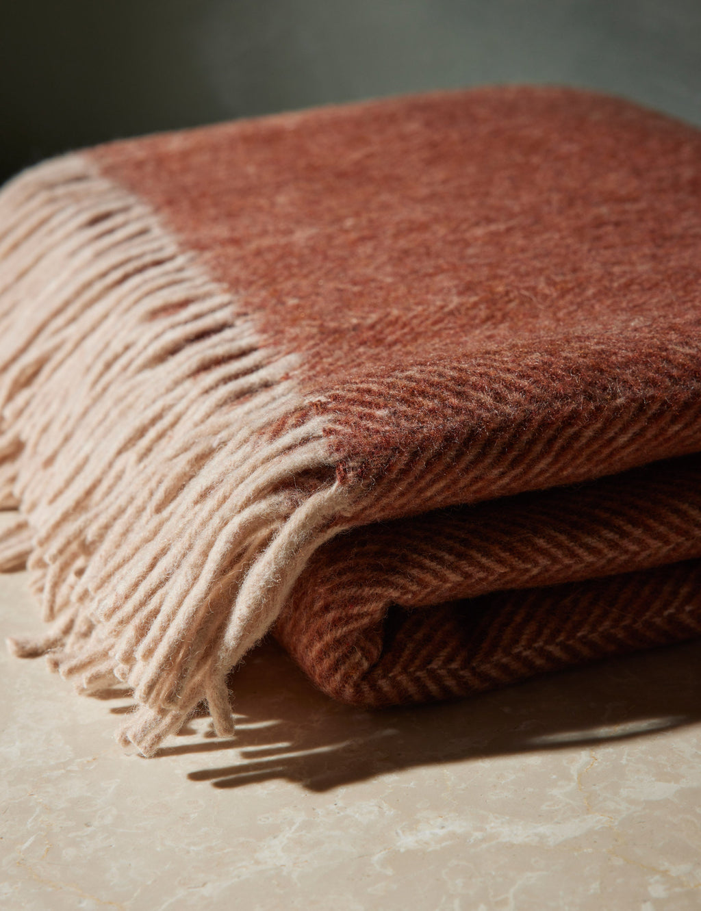 Lulu and Georgia - Recycled Wool Throw by TBCo