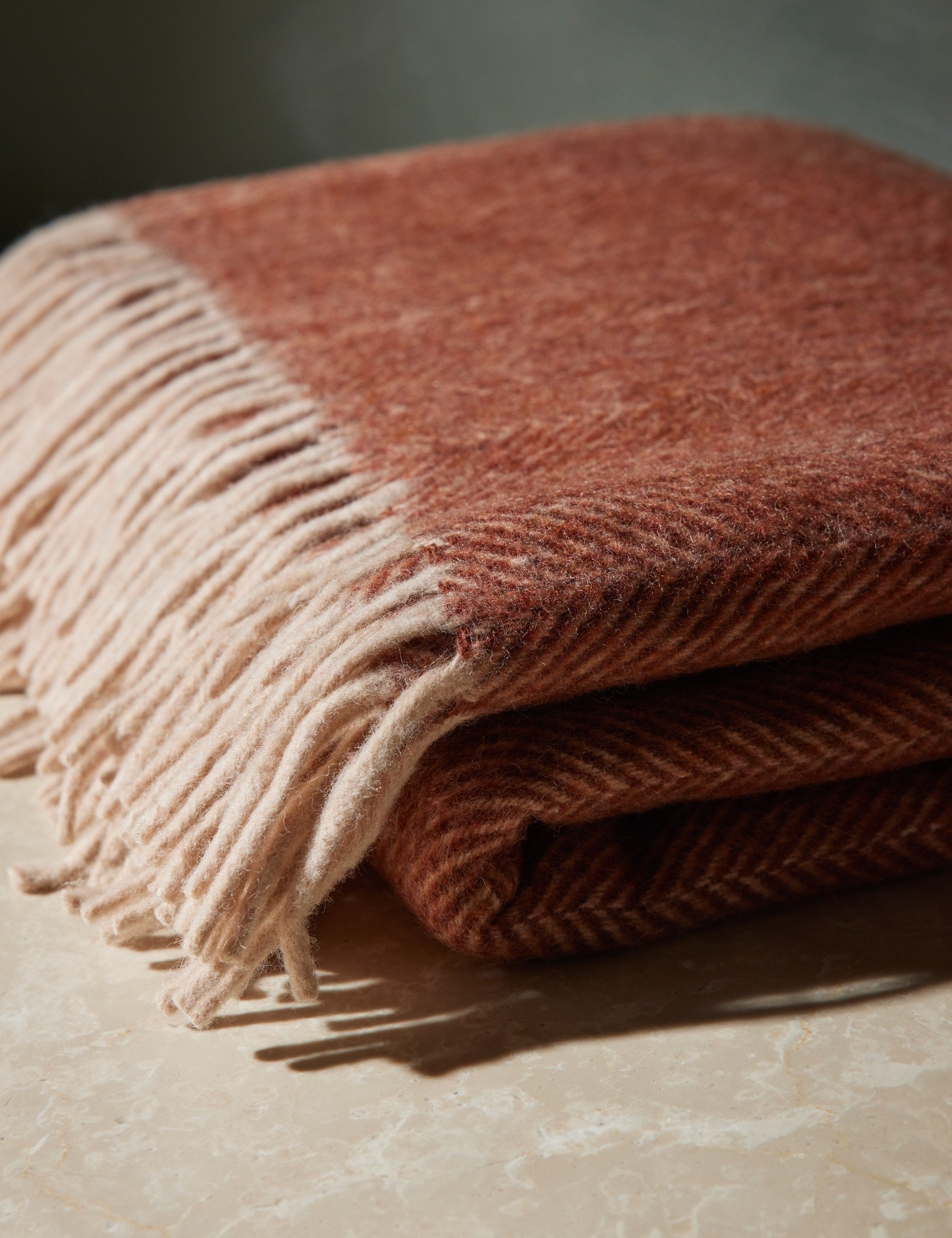 Lulu and Georgia - Recycled Wool Throw by TBCo