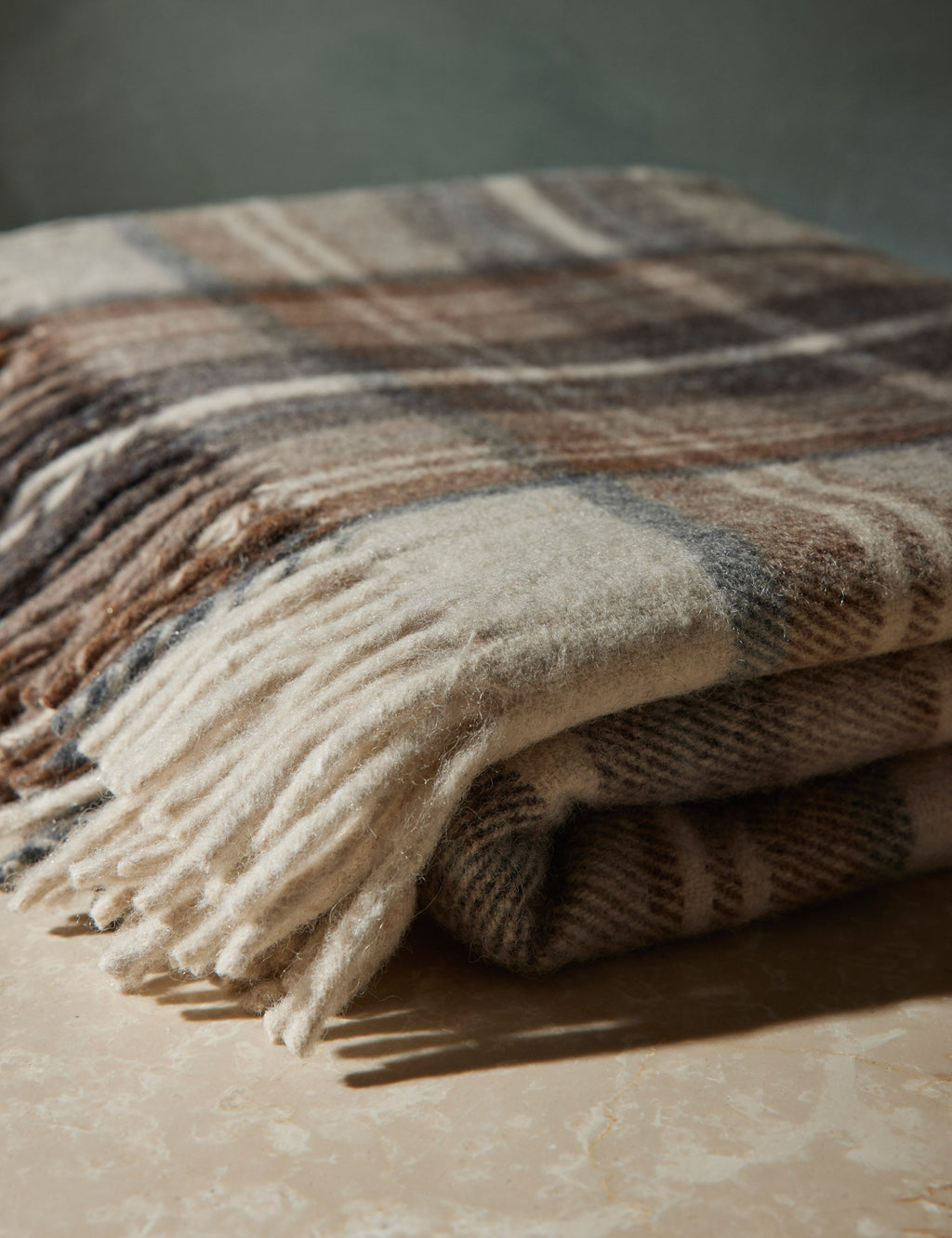 Lulu and Georgia - Recycled Wool Throw by TBCo