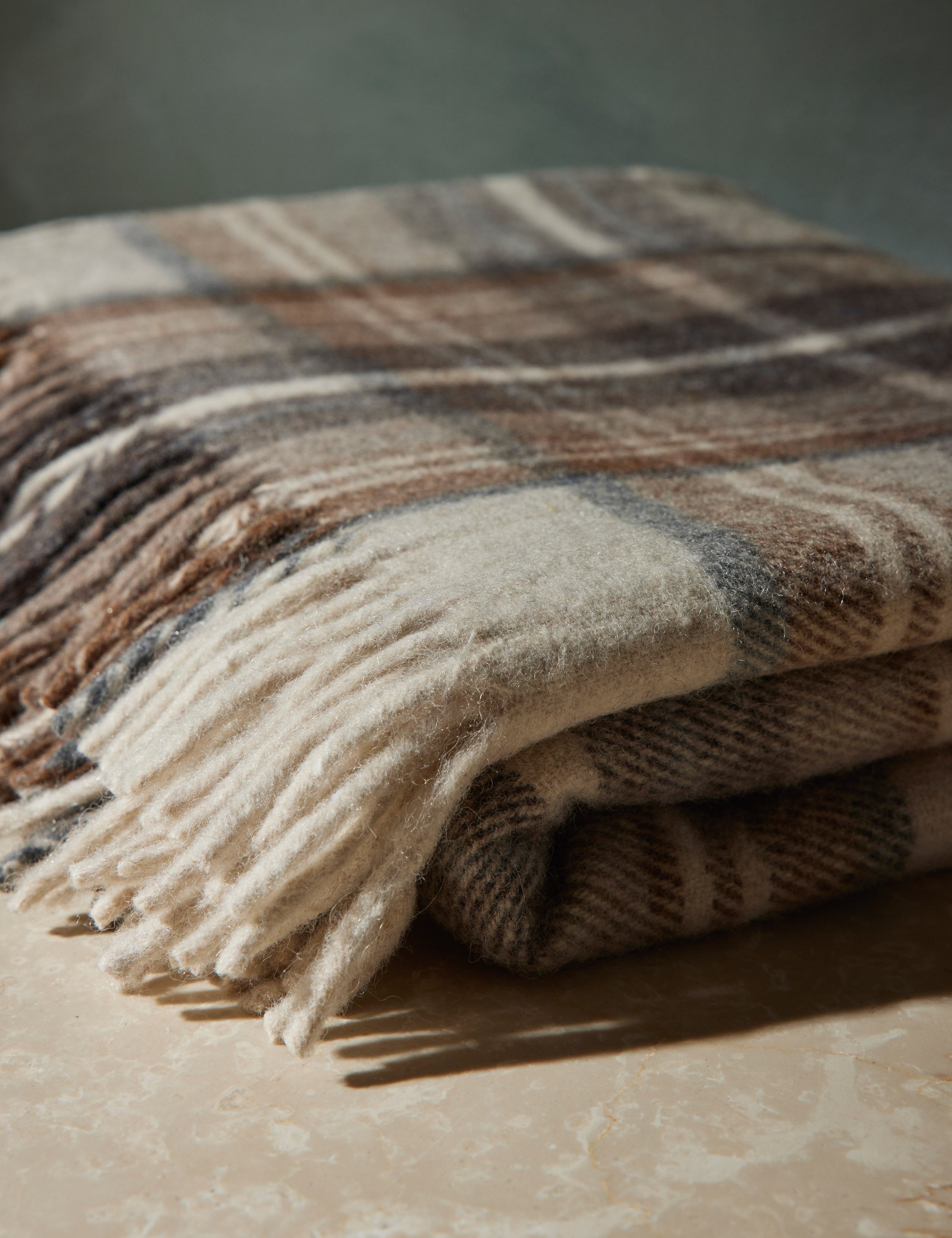 Lulu and Georgia - Recycled Wool Throw by TBCo