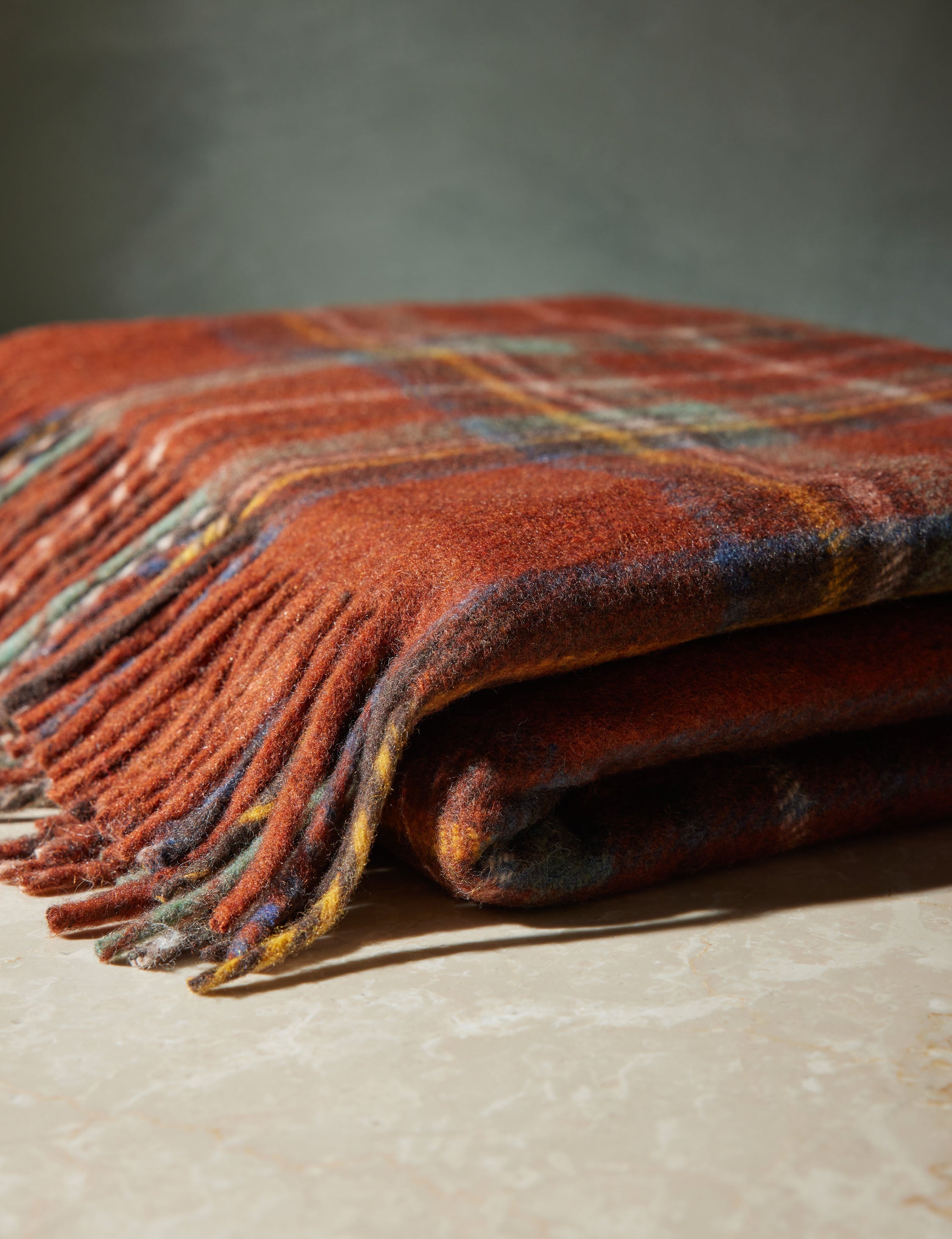 Lulu and Georgia - Recycled Wool Throw by TBCo