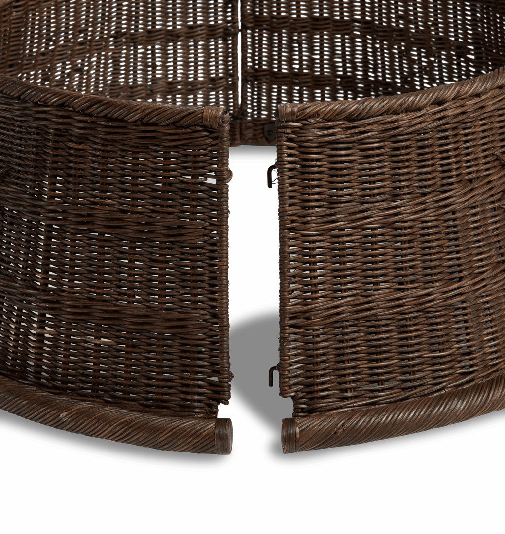 Amber Interiors - Reid Wicker Tree Collar