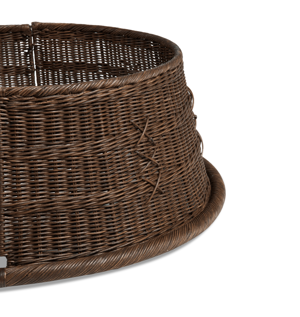 Amber Interiors - Reid Wicker Tree Collar