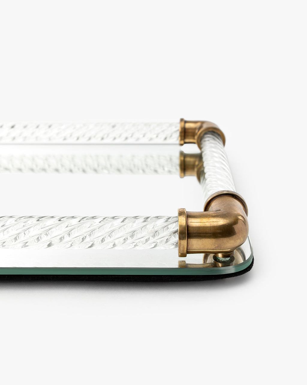 McGee & Co - Rhodes Brass & Glass Tray