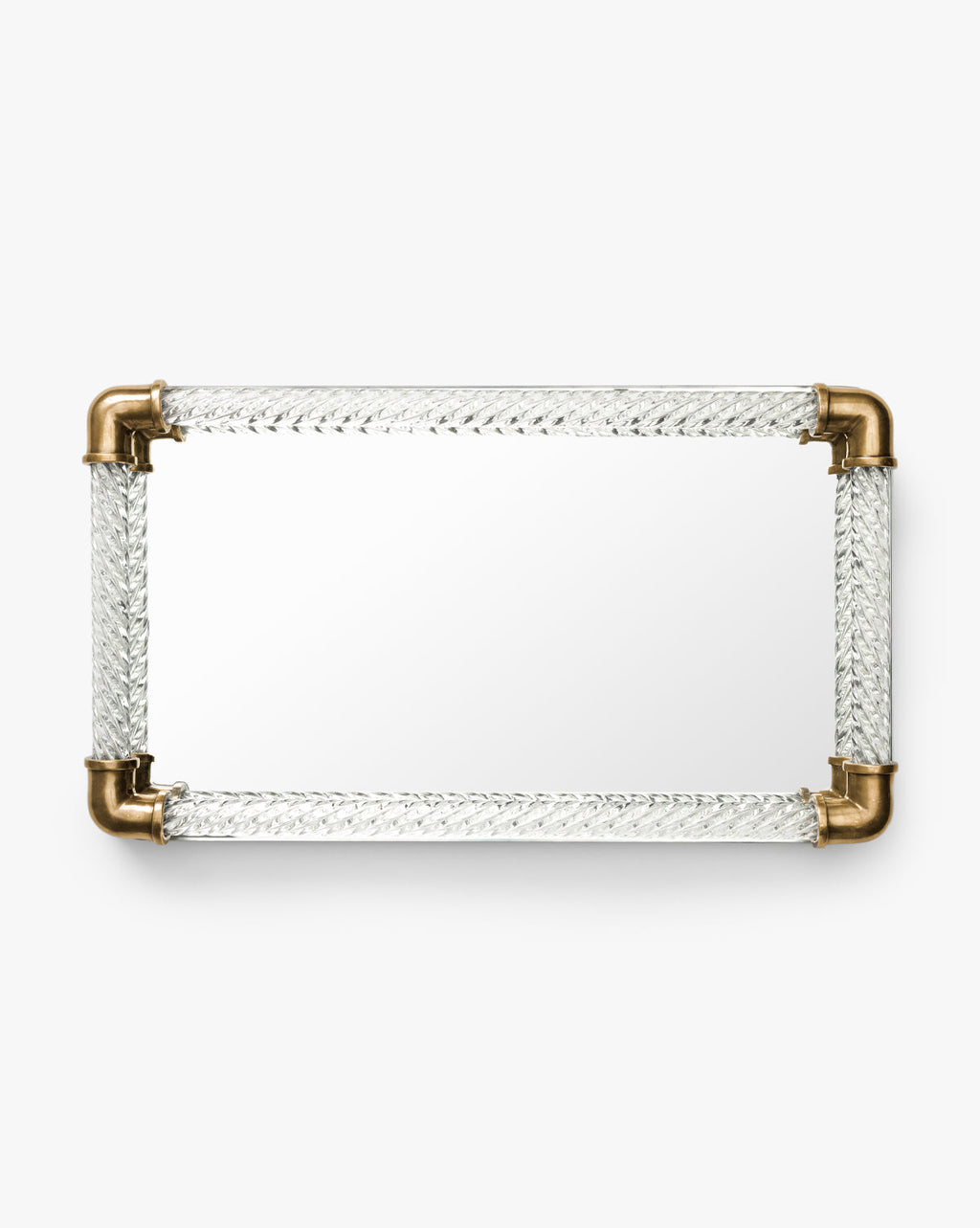 McGee & Co - Rhodes Brass & Glass Tray