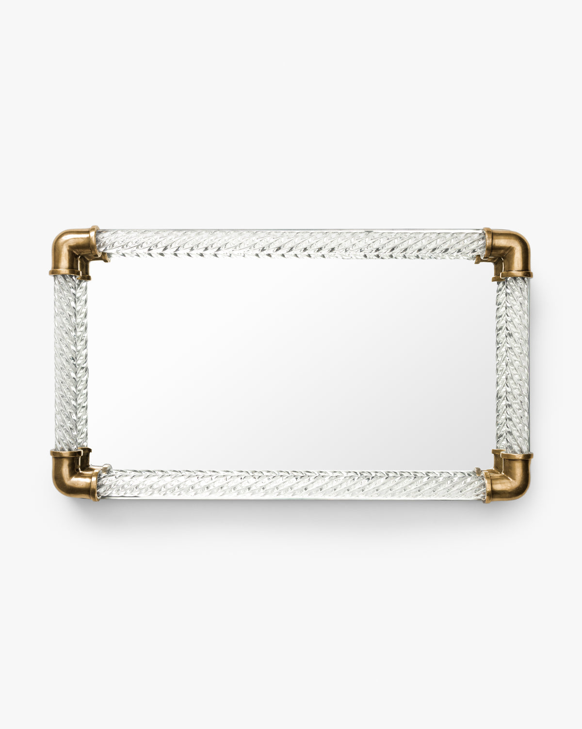 McGee & Co - Rhodes Brass & Glass Tray