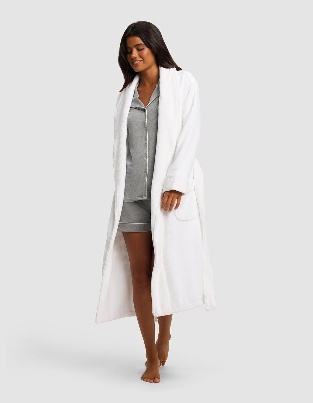 Cozy Earth - Ribbed Terry Bath Robe