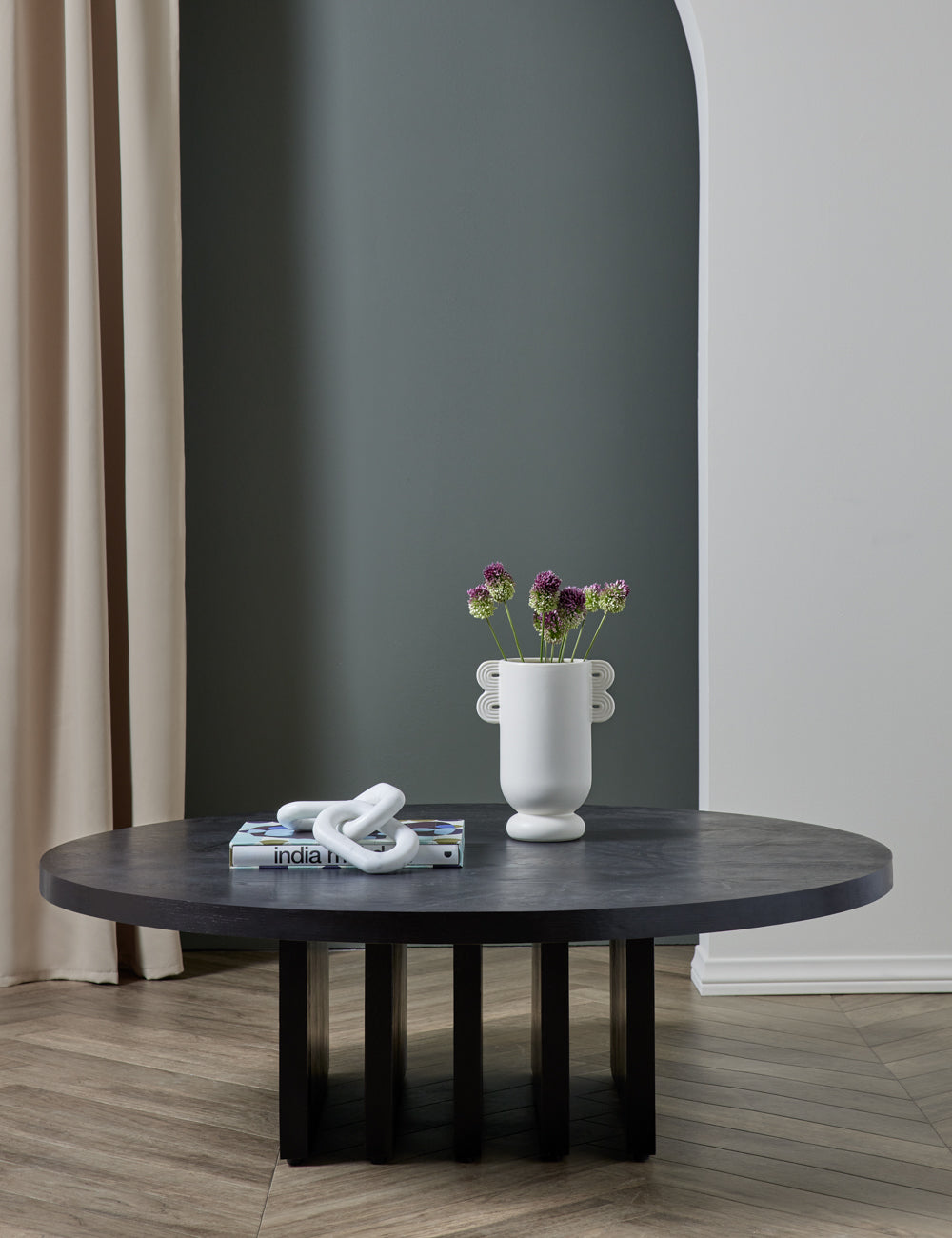 Lulu and Georgia - Pentwater Round Coffee Table by Sarah Sherman Samuel
