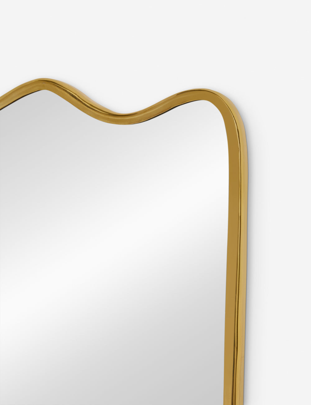 Lulu and Georgia - Open Box: Rook Mantel Mirror, Gold, by Sarah Sherman Samuel
