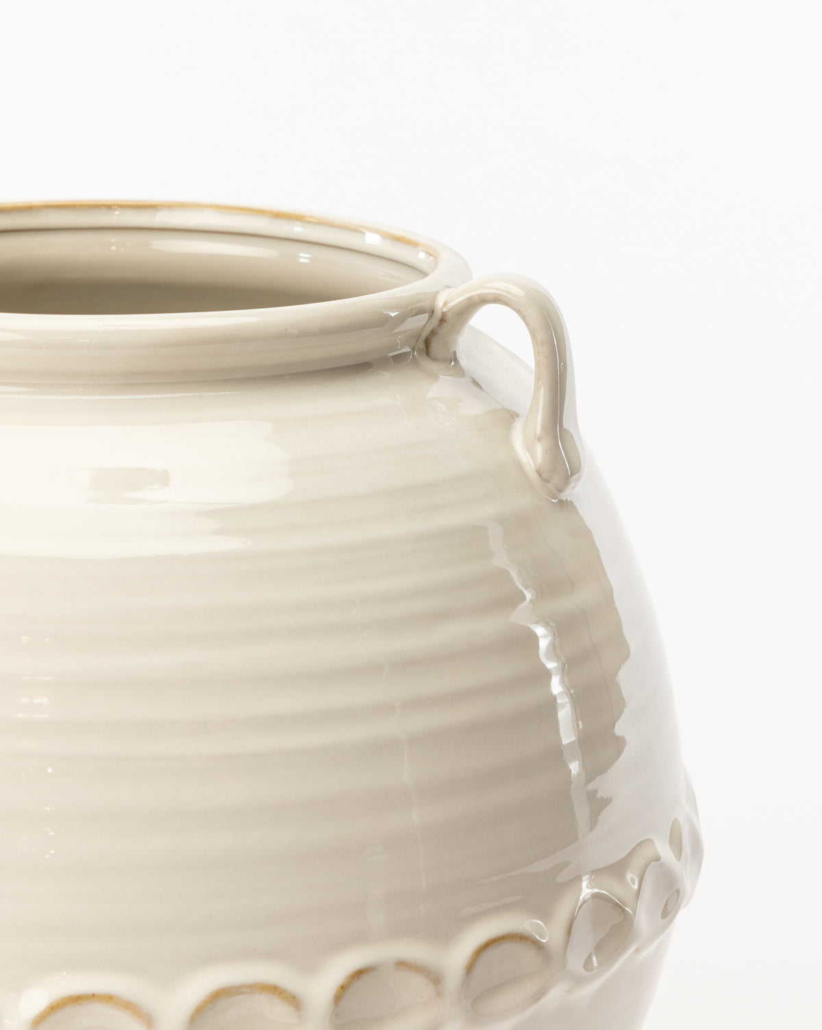 McGee & Co - Rounded White Vase