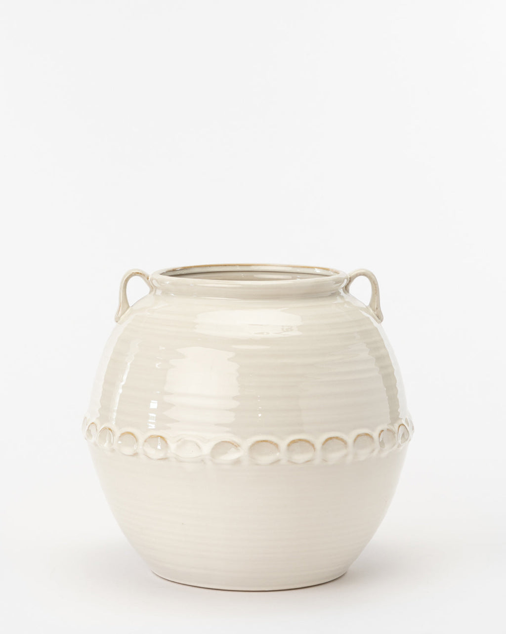 McGee & Co - Rounded White Vase