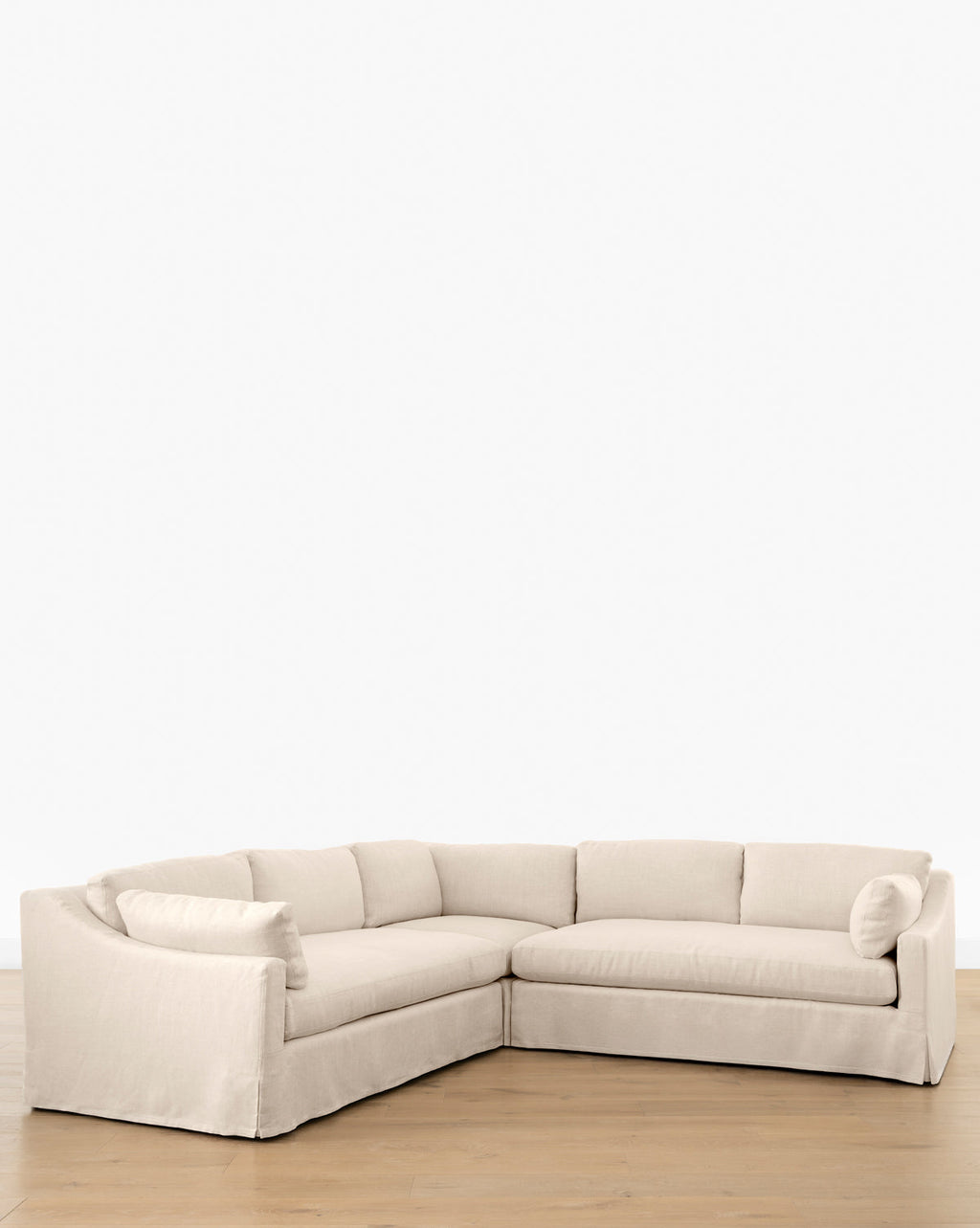 McGee & Co - Rowan Slipcovered 3 - Piece L Shaped Sectional