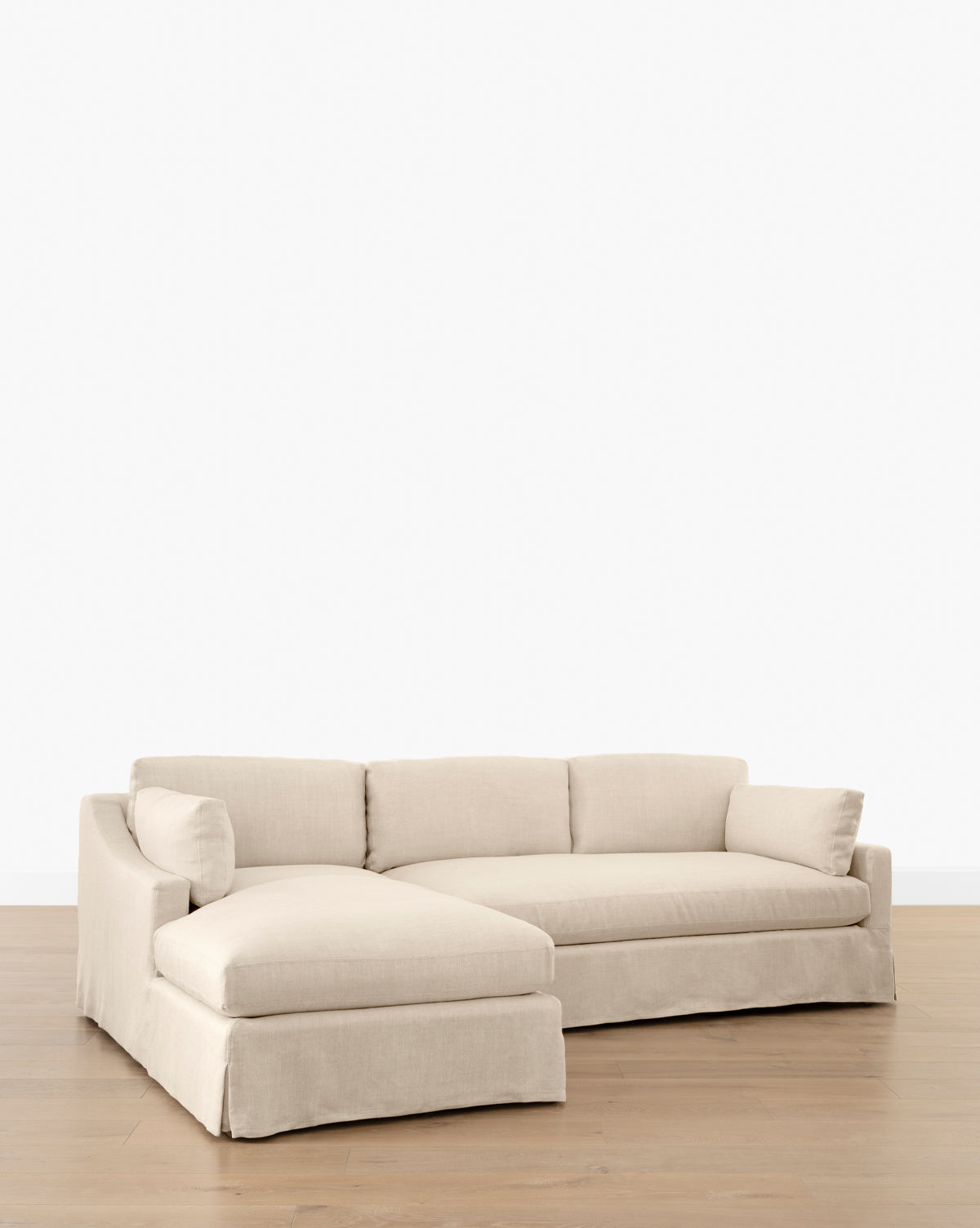 McGee & Co - Rowan Slipcovered Sofa Chaise Sectional
