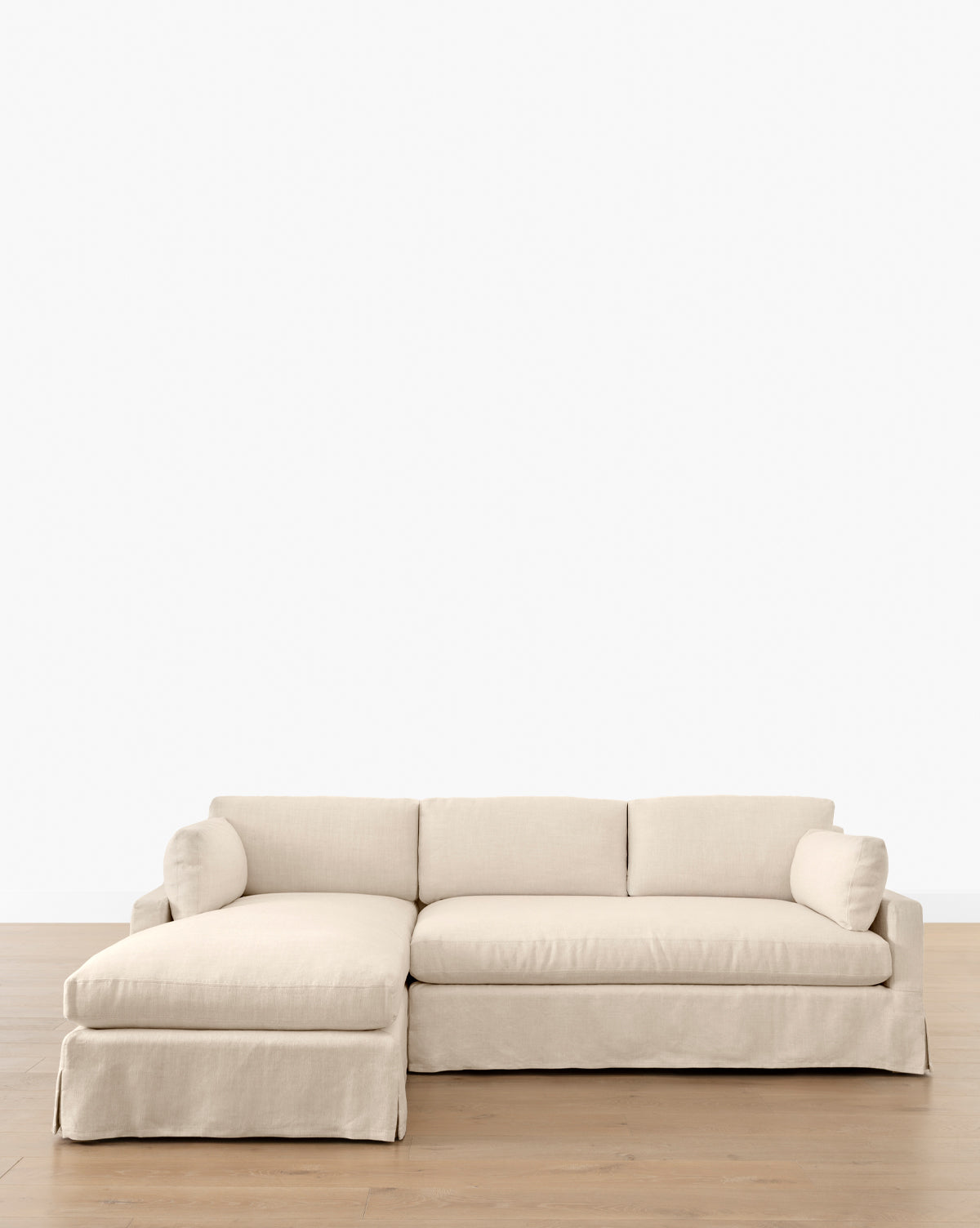 McGee & Co - Rowan Slipcovered Sofa Chaise Sectional