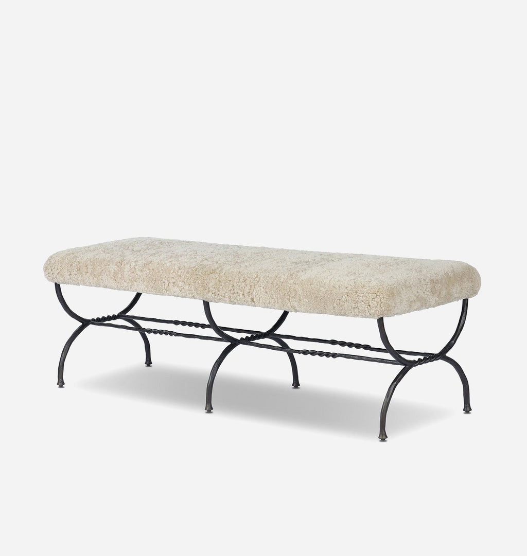 Amber Interiors - Ruby Accent Bench