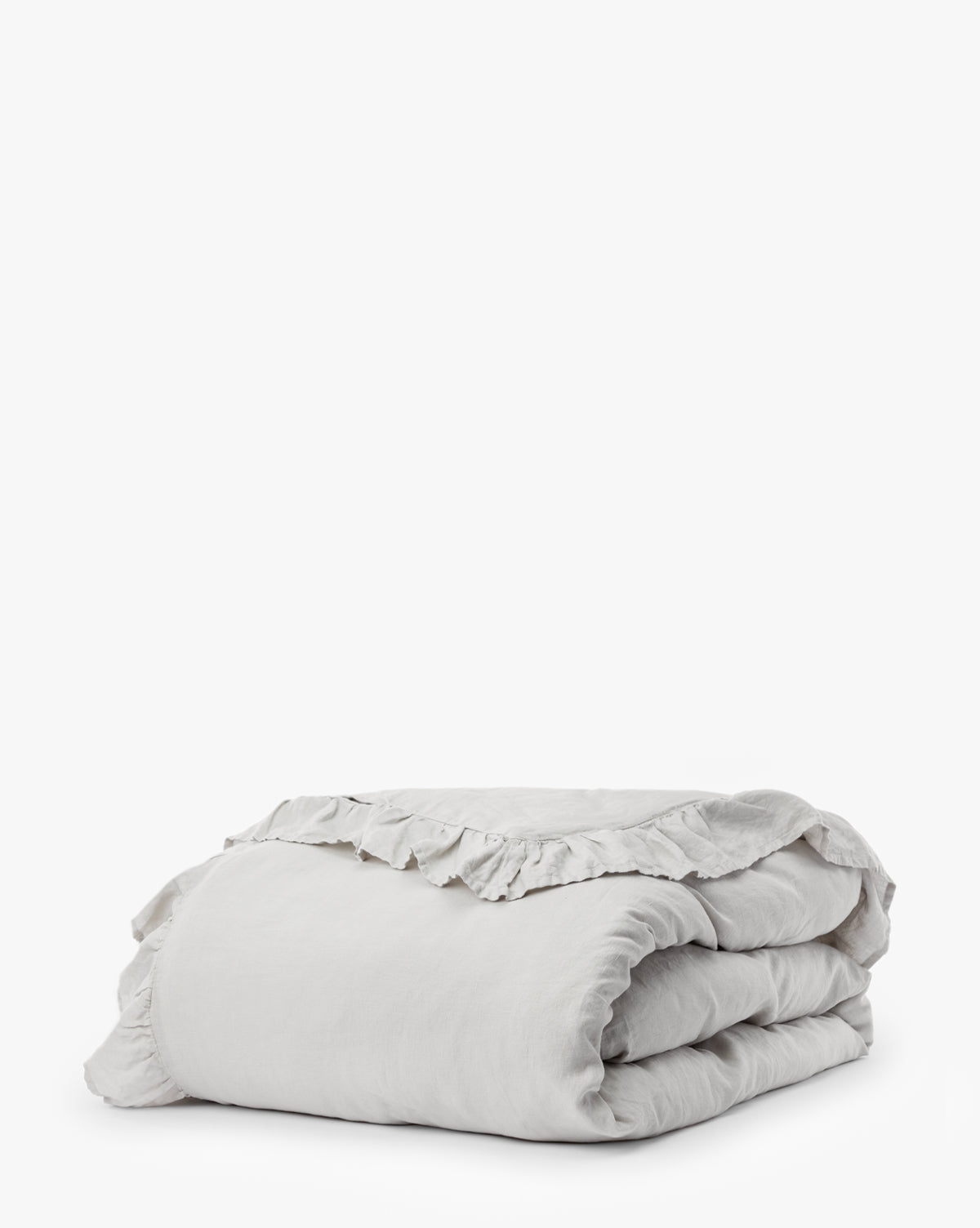 McGee & Co - Ruffle Linen Duvet Cover