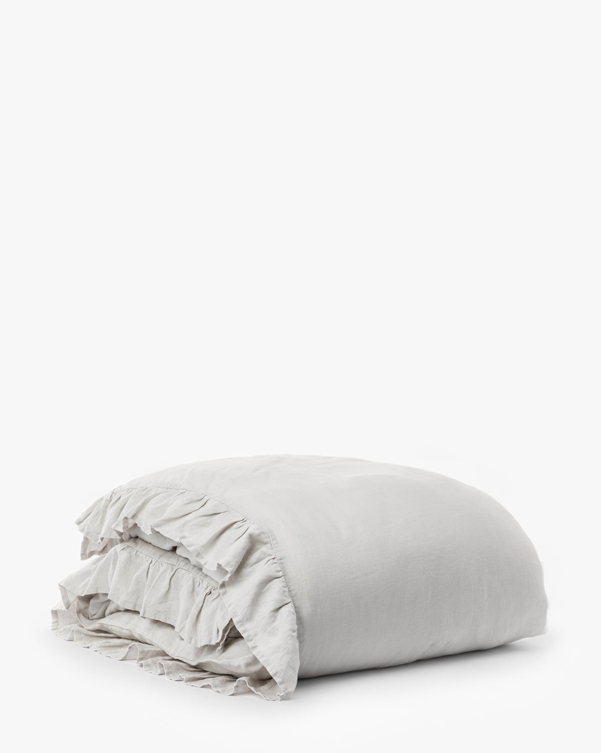 McGee & Co - Ruffle Linen Duvet Cover