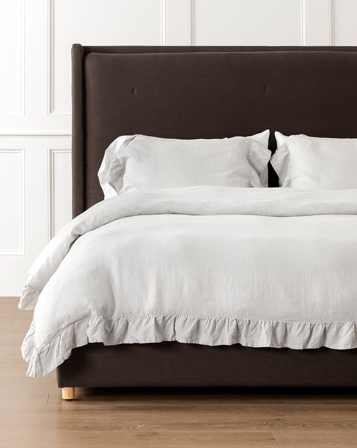 McGee & Co - Ruffle Linen Duvet Cover