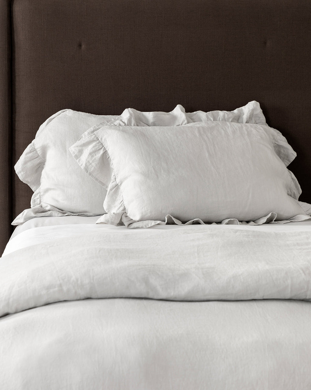 McGee & Co - Ruffle Linen Shams (Set of 2)