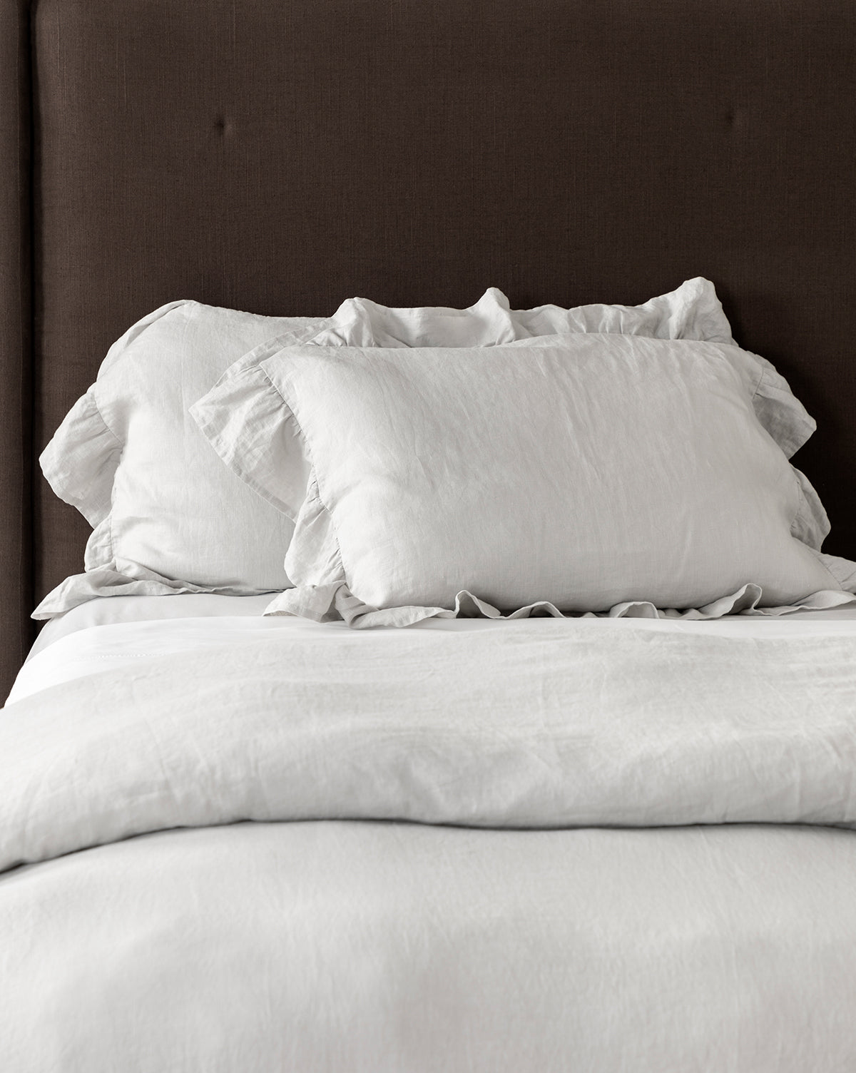 McGee & Co - Ruffle Linen Shams (Set of 2)