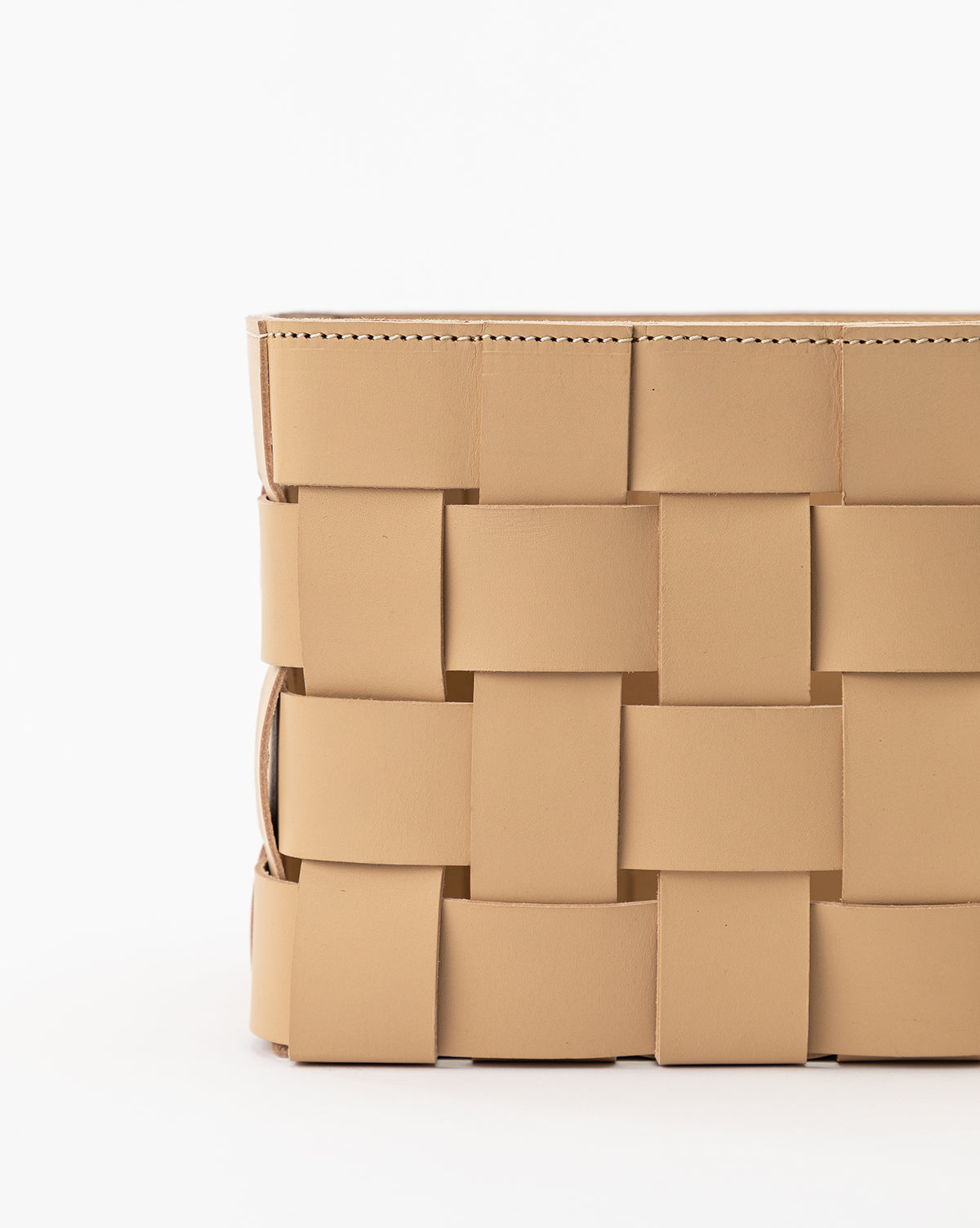 McGee & Co - Rupert Leather Bin