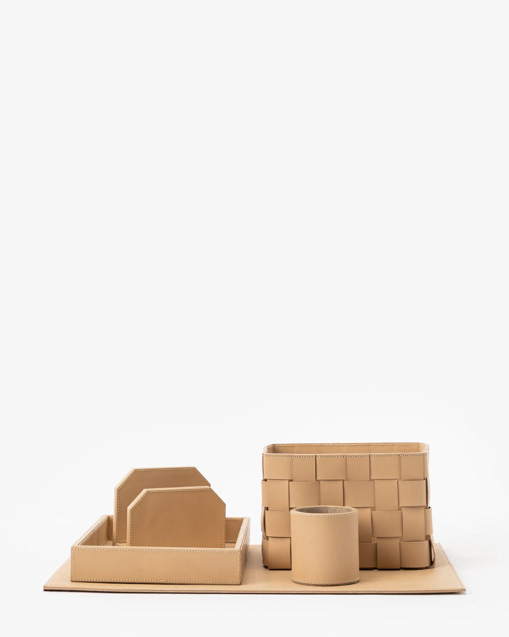 McGee & Co - Rupert Leather Bin