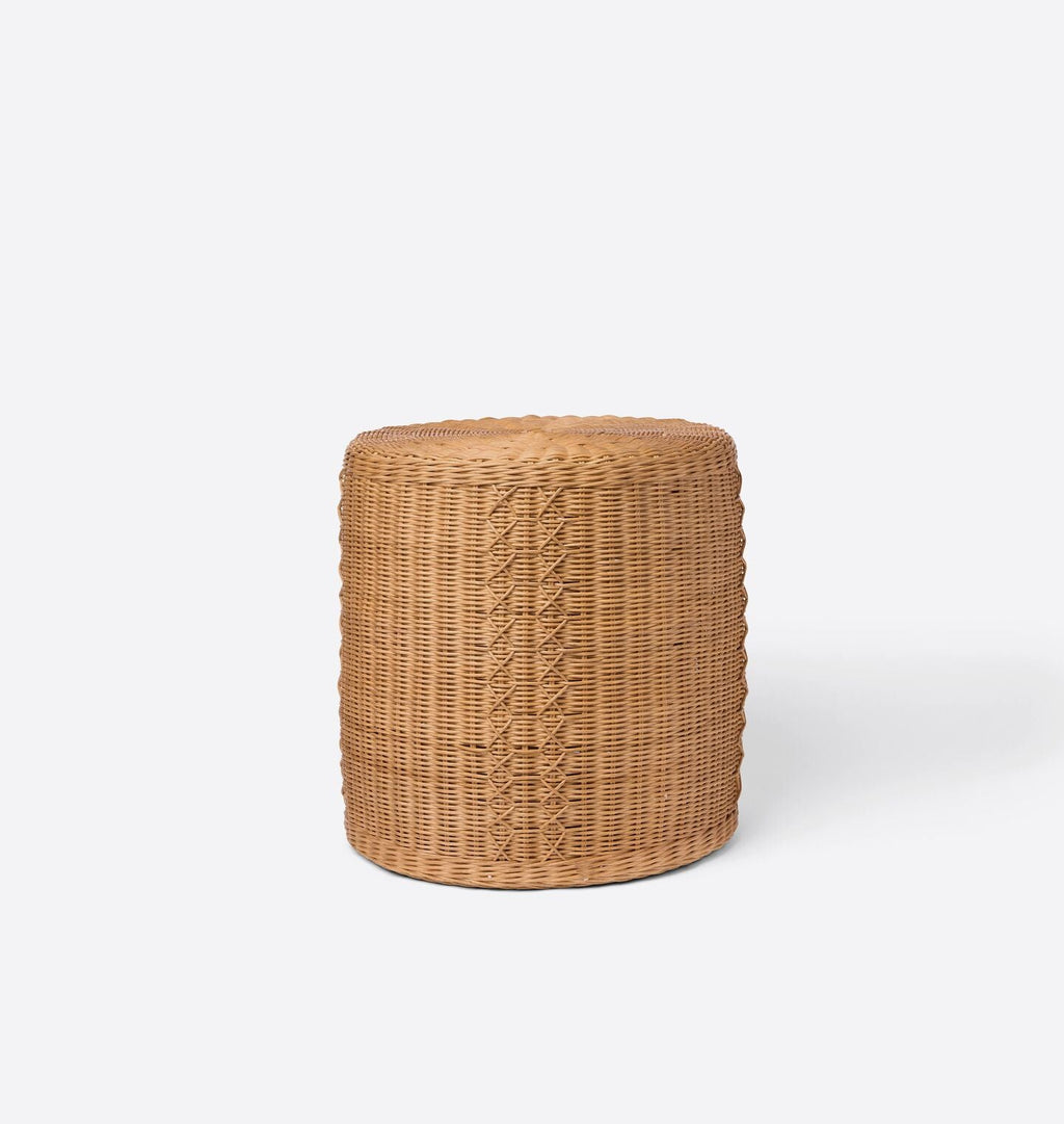 Amber Interiors - Olivia Wicker Stool