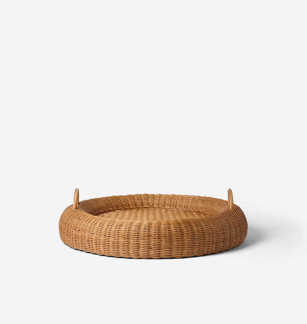 Amber Interiors - Sagehill Rattan Woven Tray