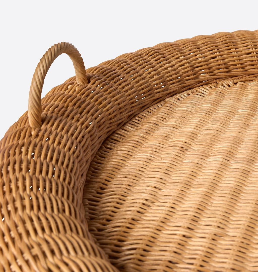 Amber Interiors - Sagehill Rattan Woven Tray