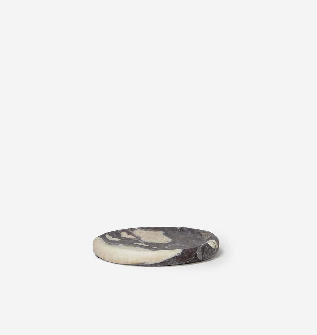 Amber Interiors - Allyn Marble Coaster Calacatta Viola S/4