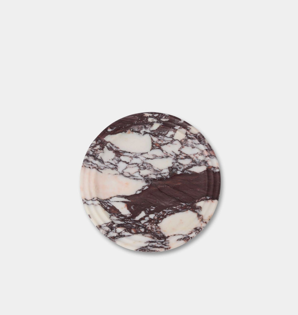 Amber Interiors - Helena Round Marble Tray
