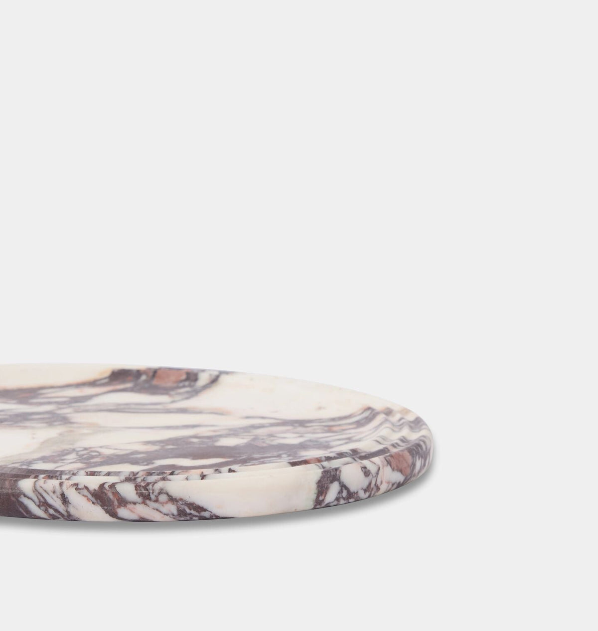 Amber Interiors - Helena Round Marble Tray