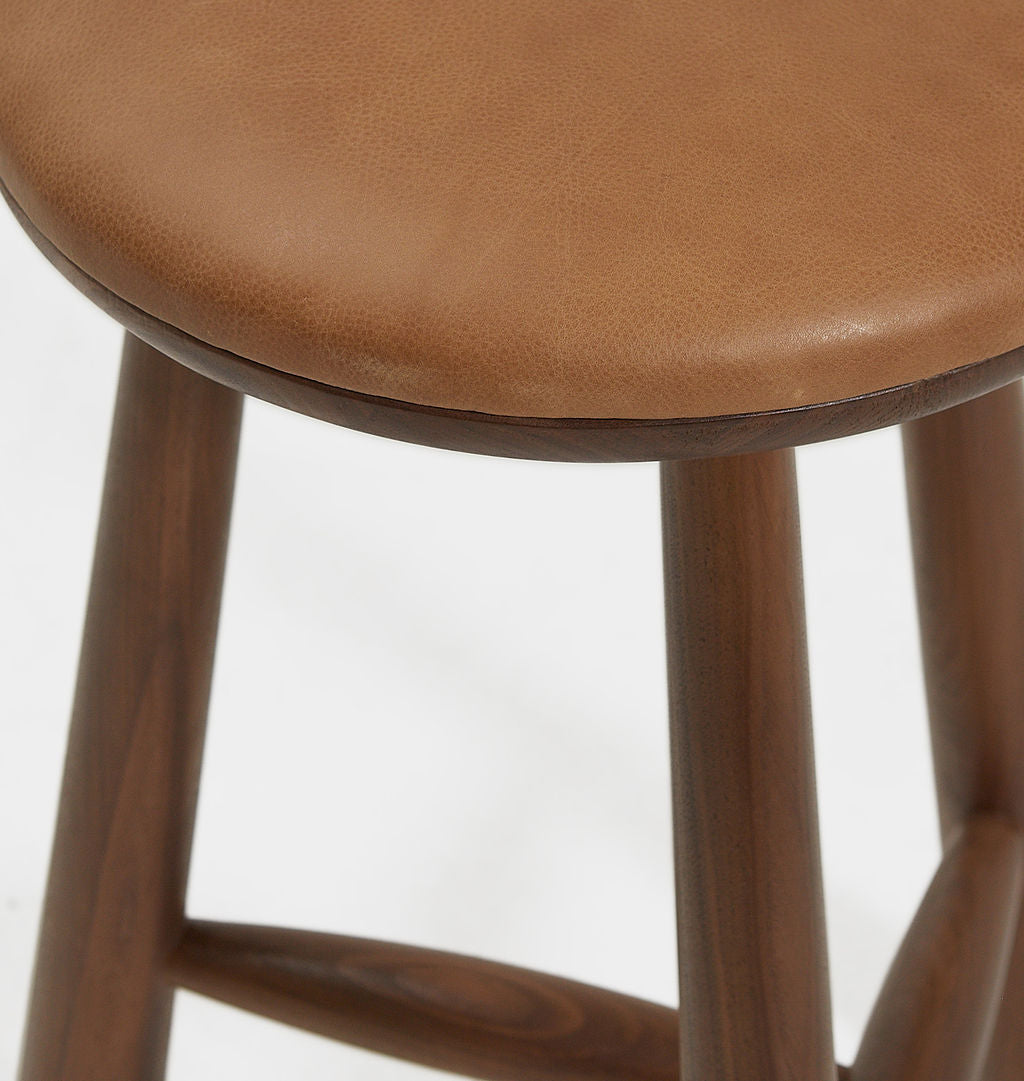 Amber Interiors - Charlie Upholstered Counter Stool
