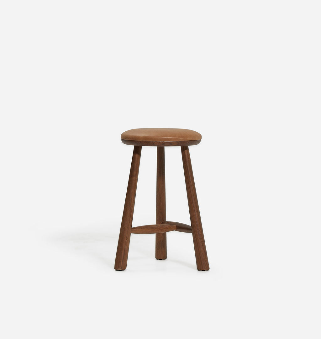 Amber Interiors - Charlie Upholstered Counter Stool