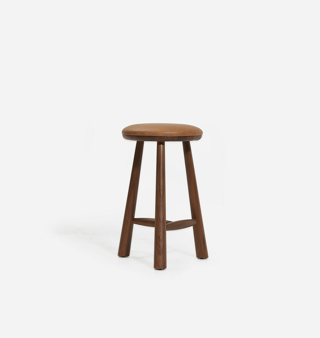 Amber Interiors - Charlie Upholstered Counter Stool