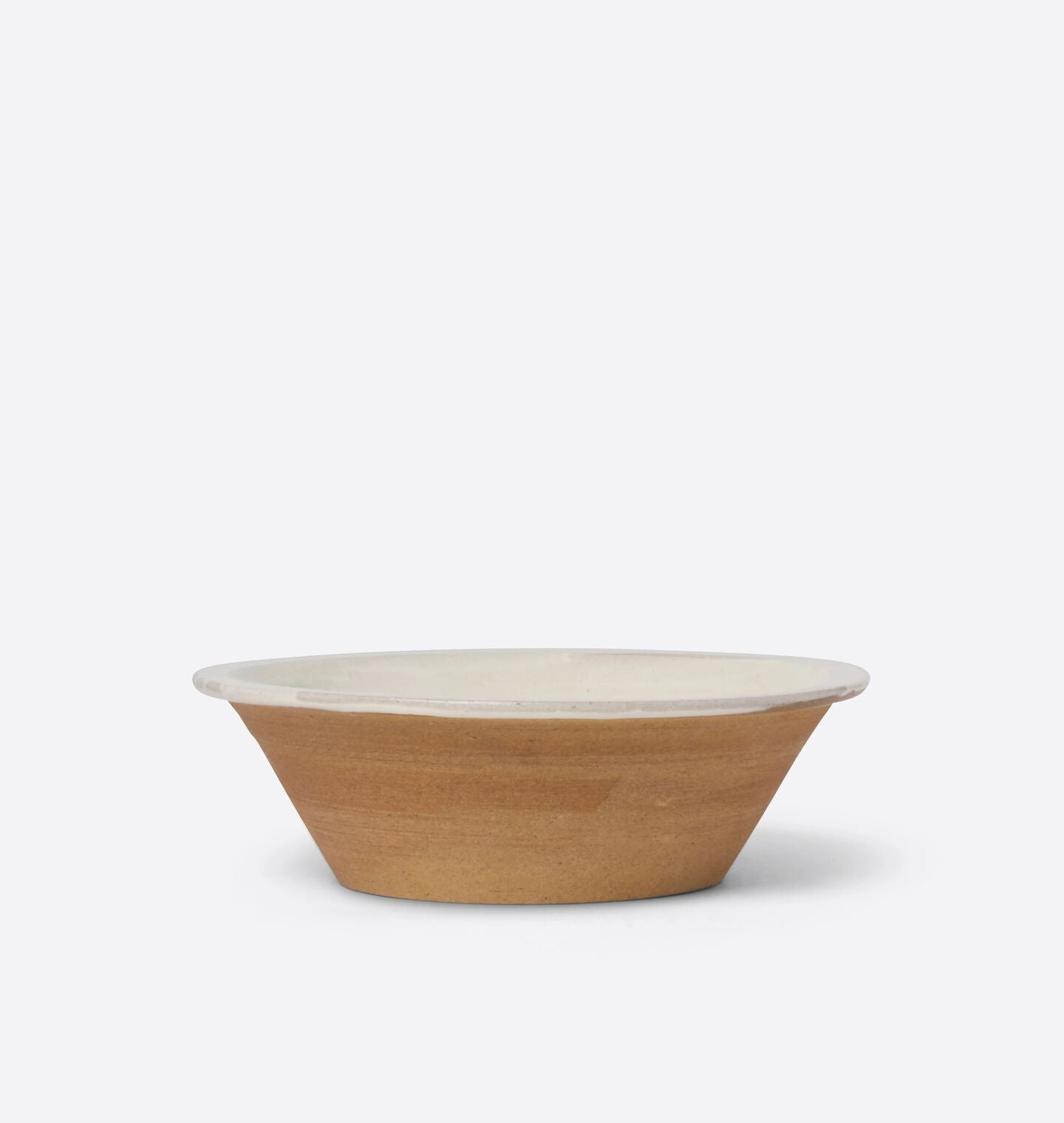 Amber Interiors - Stoneware Low Serving Bowl