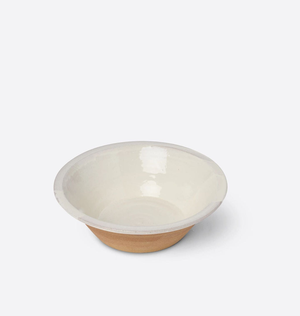 Amber Interiors - Stoneware Low Serving Bowl