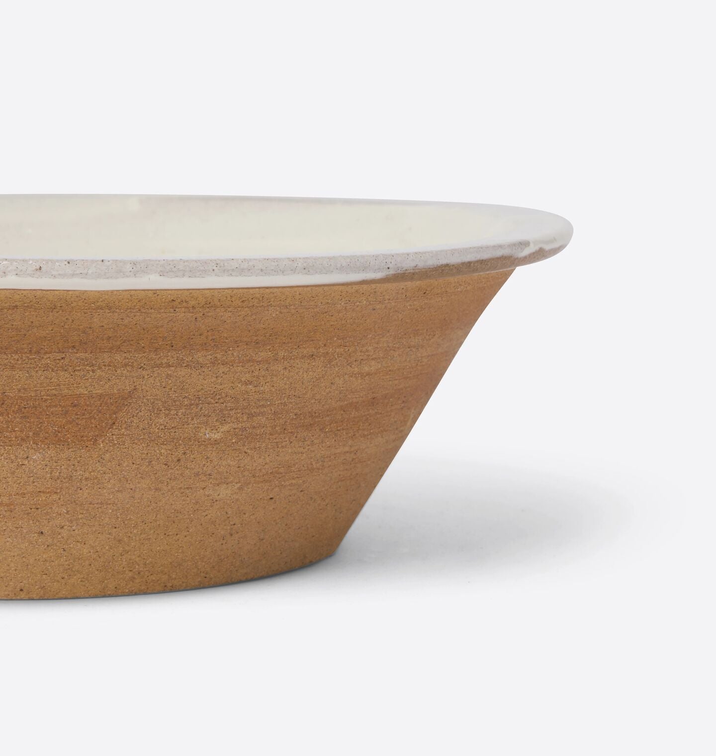 Amber Interiors - Stoneware Low Serving Bowl
