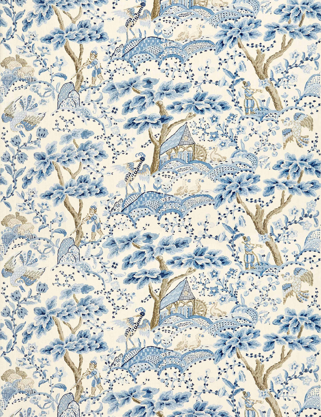 Lulu and Georgia - Kelmescott Linen Fabric by Scalamandre