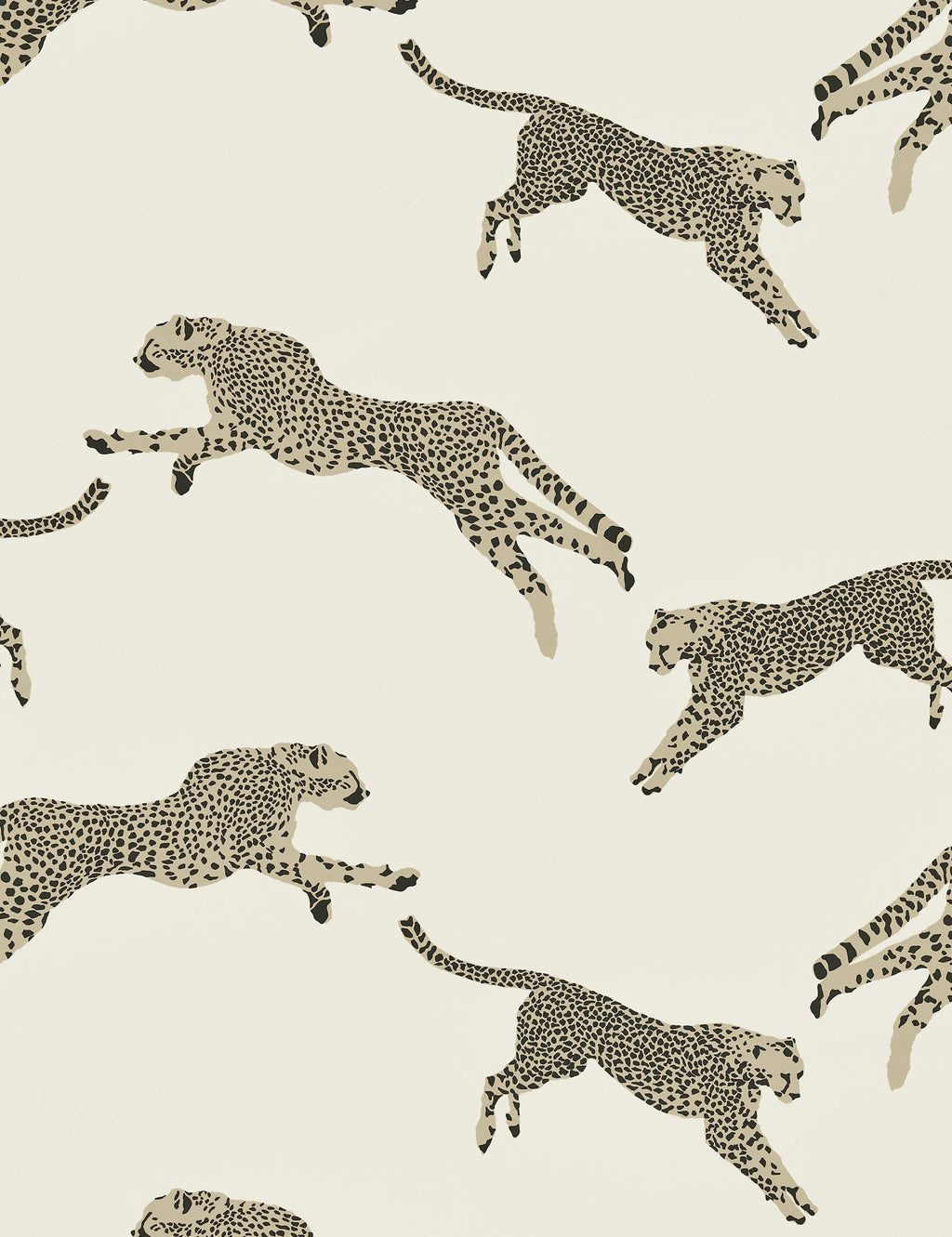Lulu and Georgia - Leaping Cheetah Cotton Fabric by Scalamandre