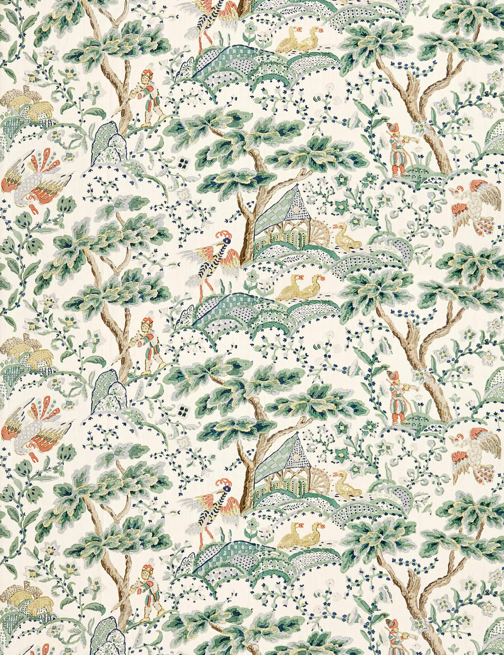 Lulu and Georgia - Kelmescott Linen Fabric by Scalamandre