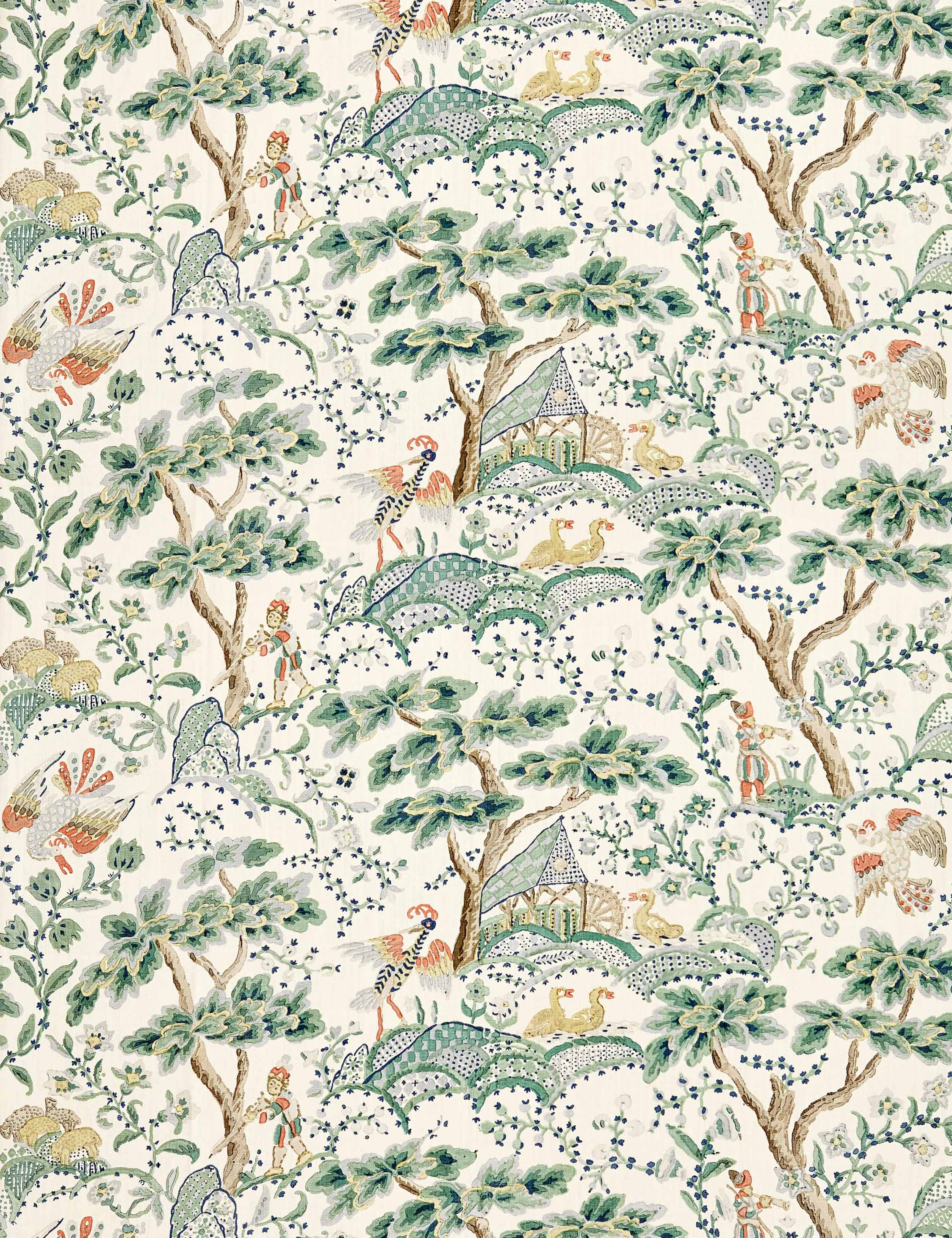 Lulu and Georgia - Kelmescott Linen Fabric by Scalamandre