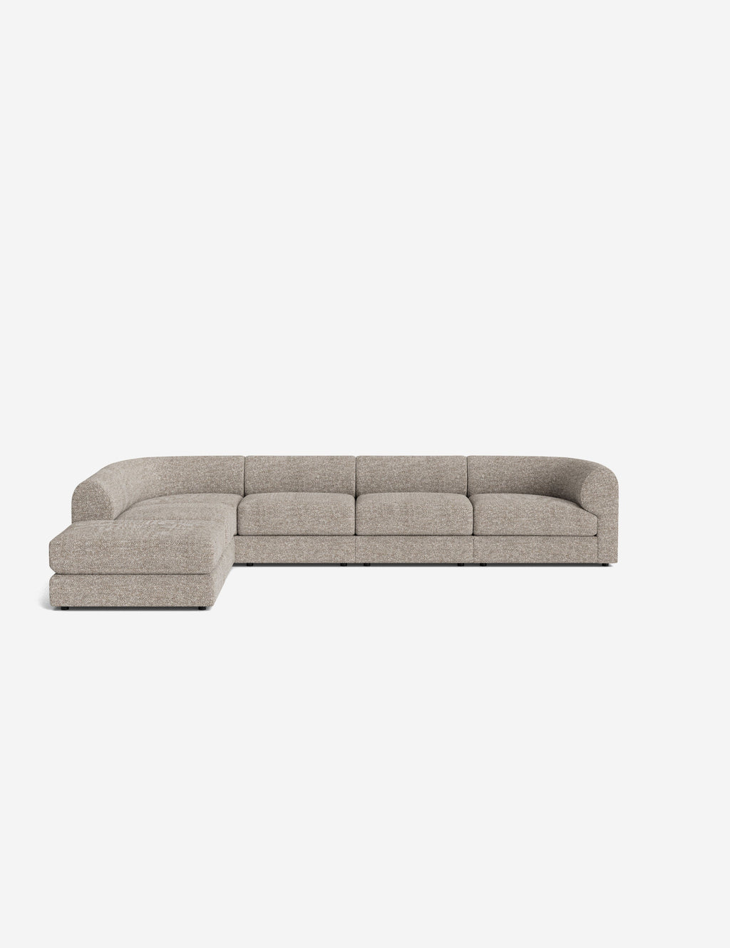 Lulu and Georgia - Sergio Modular Corner Sectional Sofa With Ottoman