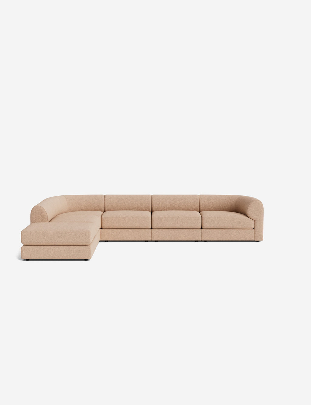 Lulu and Georgia - Sergio Modular Corner Sectional Sofa With Ottoman