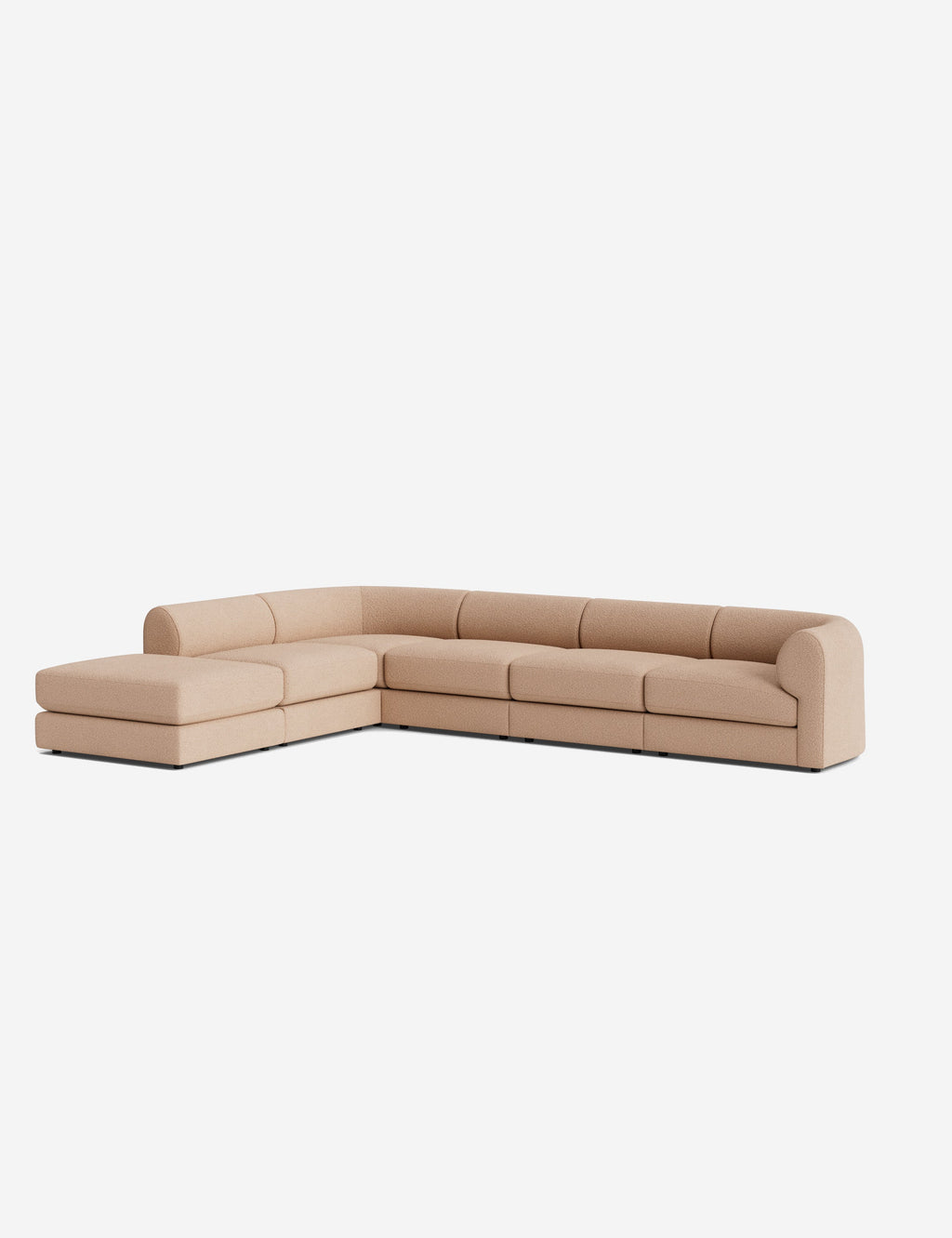 Lulu and Georgia - Sergio Modular Corner Sectional Sofa With Ottoman