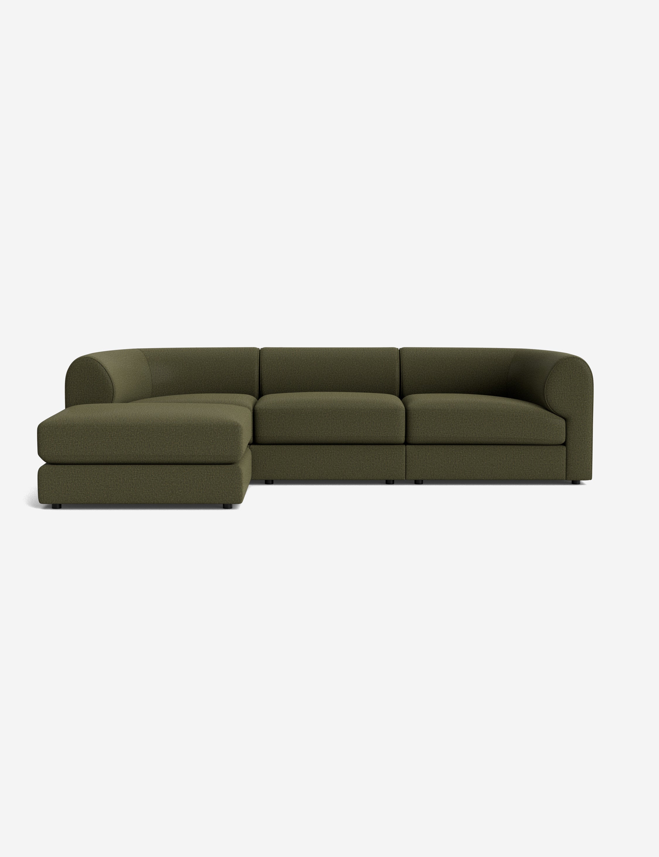 Lulu and Georgia - Sergio Modular Sectional Sofa With Ottoman