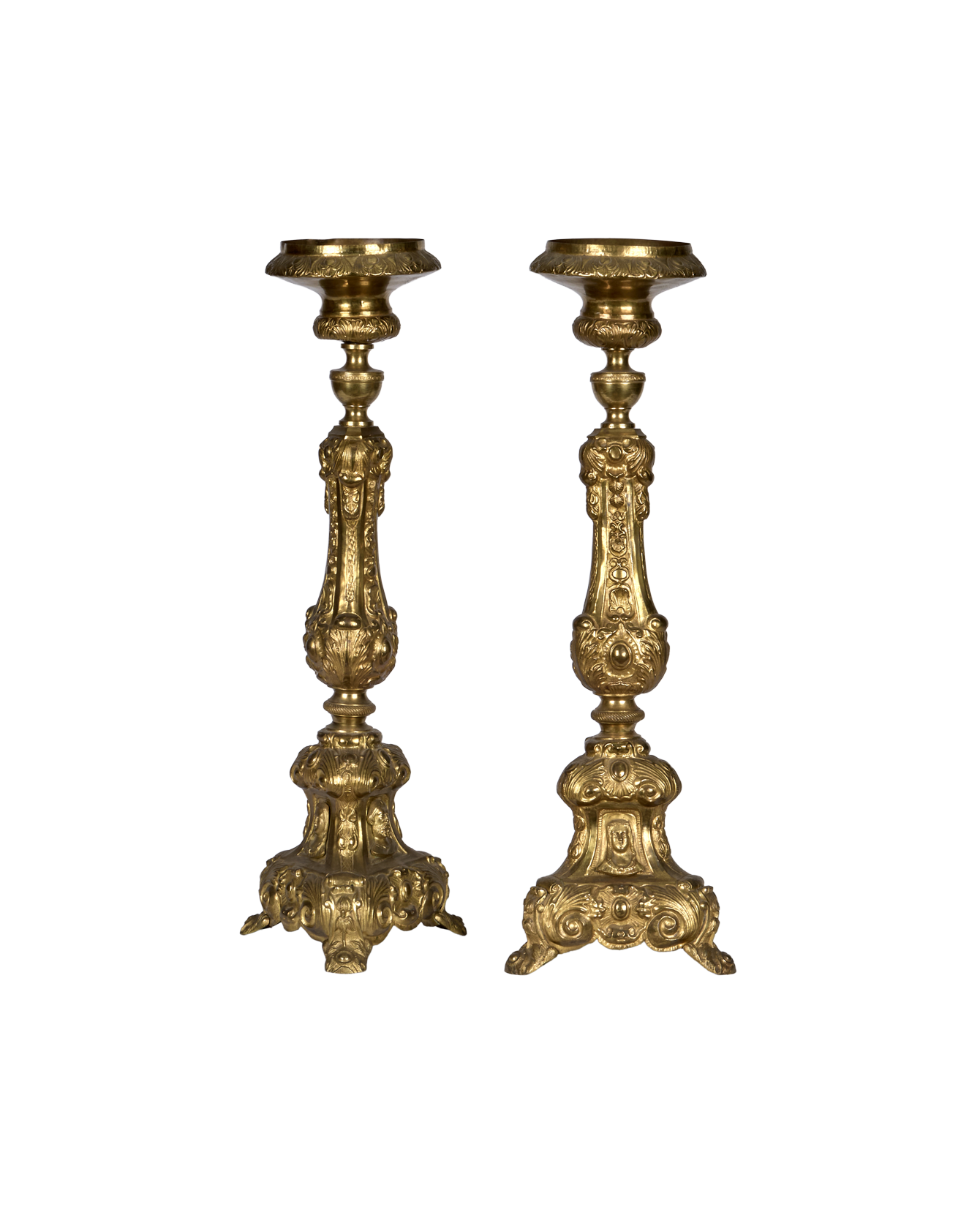 Olive Ateliers - Church Candlestick - Brass